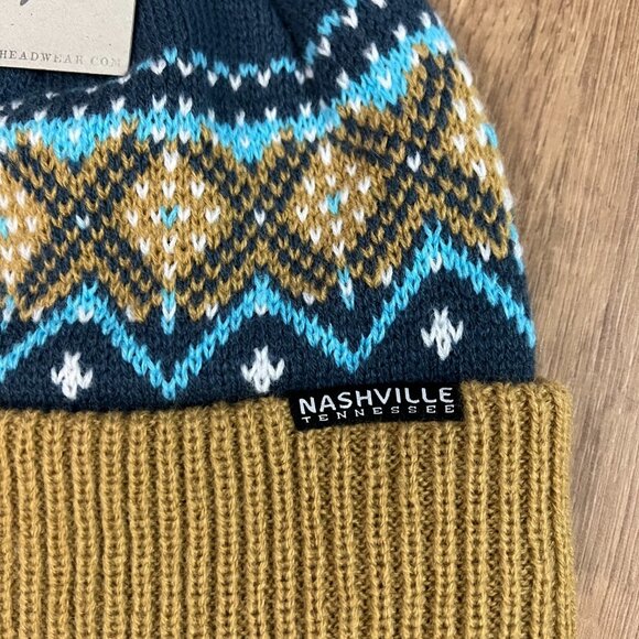 NEW The Game Nashville Tennessee Knit Beanie with Pom - Picture 2 of 7